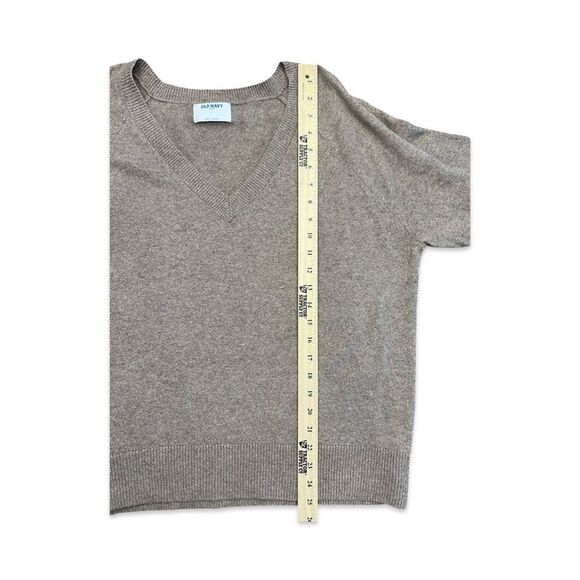 EUC Old Navy Women's V-Neck Sweater / Tan / Size Large - Picture 6 of 7